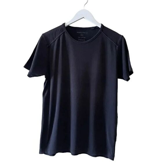 Angelo Litrico Black Cotton Crewneck Short Sleeves Essential Minimalist Men’s T- - Picture 1 of 10